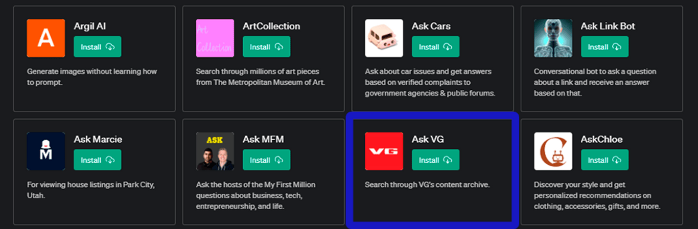Plugin Ask VG para ChatGPT: Tu fuente de información sobre Noruega