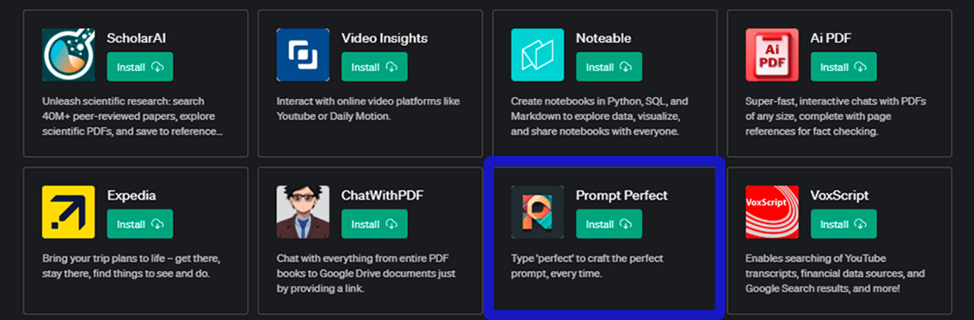 Plugin "Prompt Perfect": Mejora tus consultas en ChatGPT