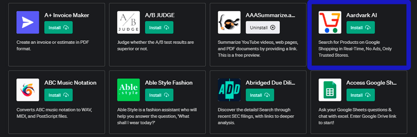 Plugin Aardvark AI: Tu asistente de IA en ChatGPT