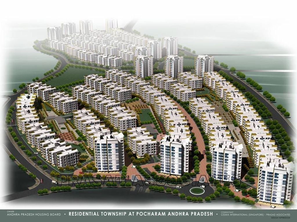 Cozy Apartment in Pocharam, beautiful luxury green space 