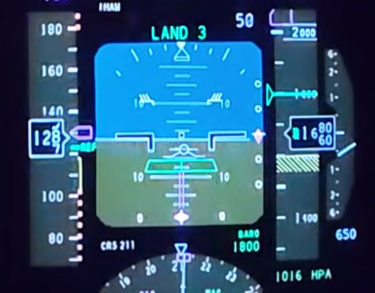 B747-400 BCF (GW 187.2t) - 50’ RA. Ref: +0.00s