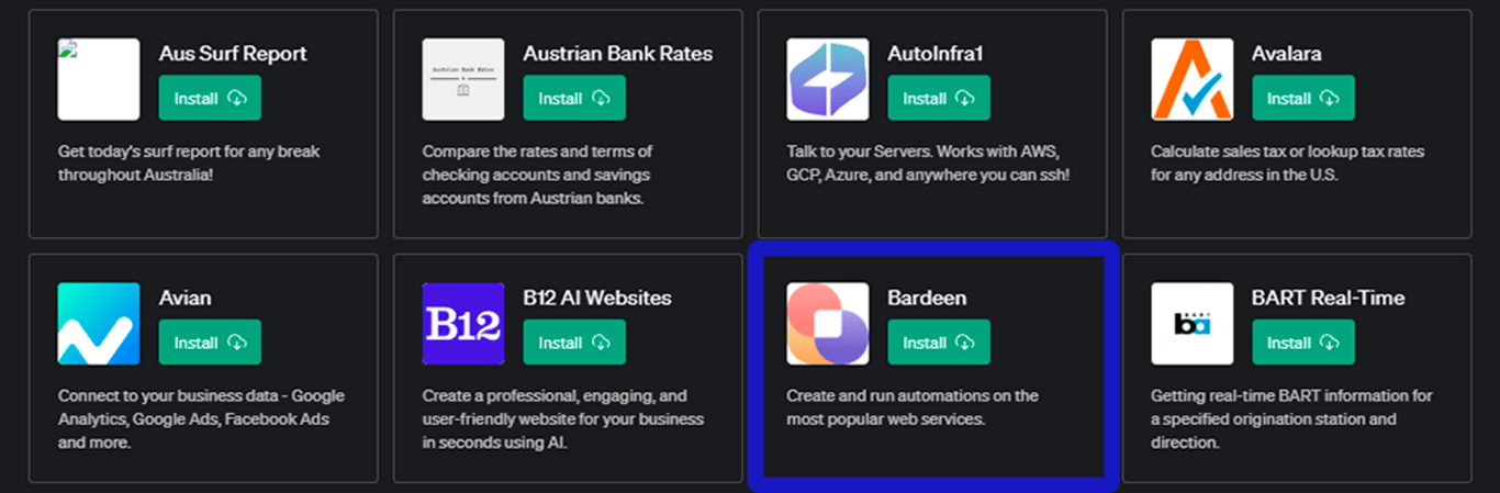 Plugin Bardeen para ChatGPT: Automatización de tareas