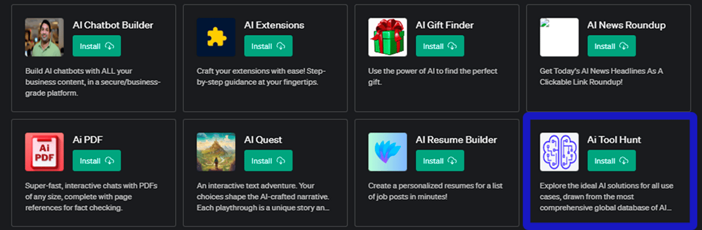 Plugin AI Tool Hunt: Tu asistente de búsqueda de herramientas de IA