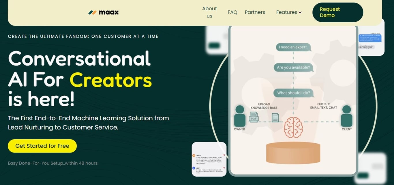 Maax AI: Tu Solución de IA para Nutrir leads y servicio al cliente
