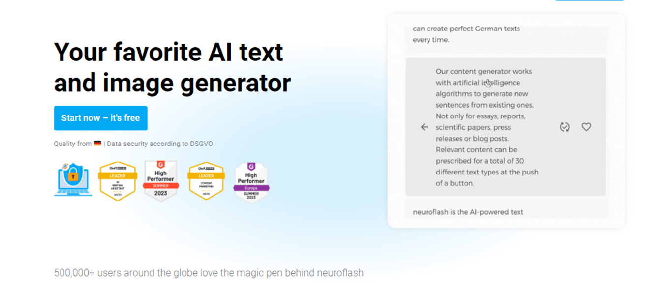 Neuroflash: Tu aliado para una generación de contenido eficaz con IA