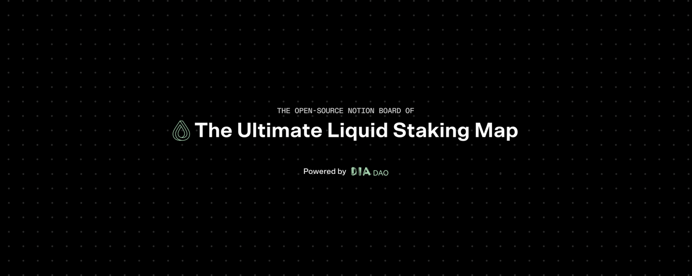 The Ultimate Liquid Staking Map