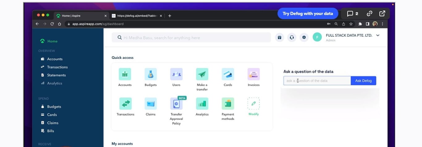 Defog.ai: Tu Solución de IA para la Interacción de Datos