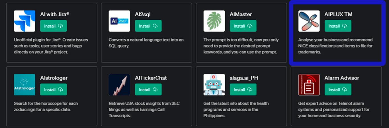 Plugin AIPLUX TM: Tu Asistente para el Registro de Marcas