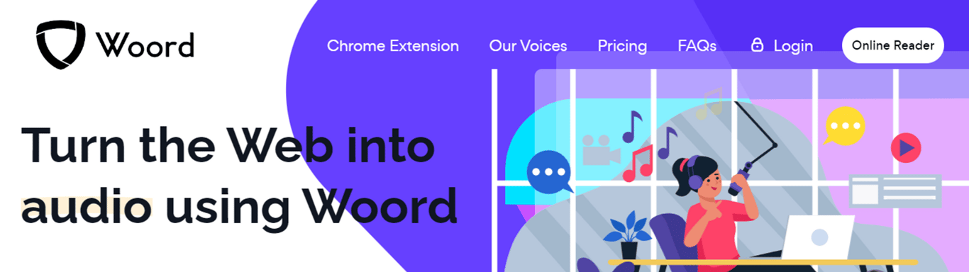 Woord: Convierte Texto en Audio con Voces Naturales
