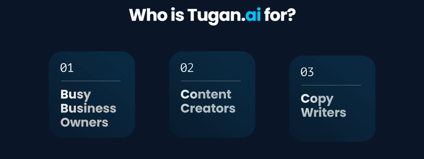 Tugan.ai: Tu herramienta de generación de contenido impulsada por IA