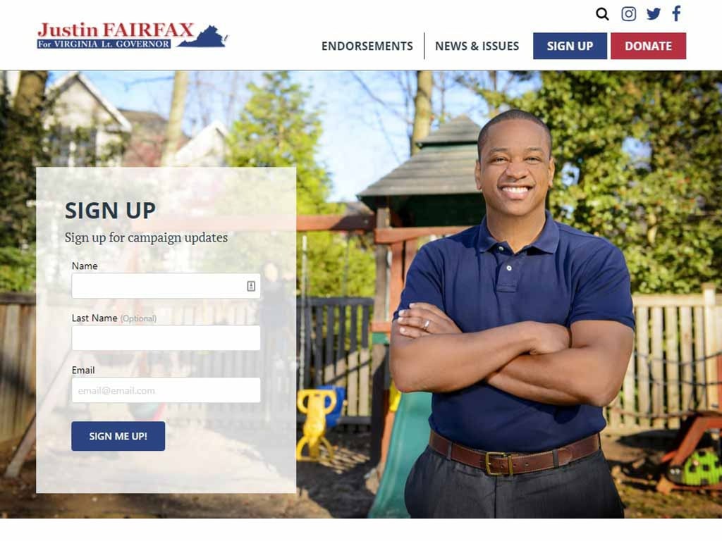 Justin Fairfax For Governor