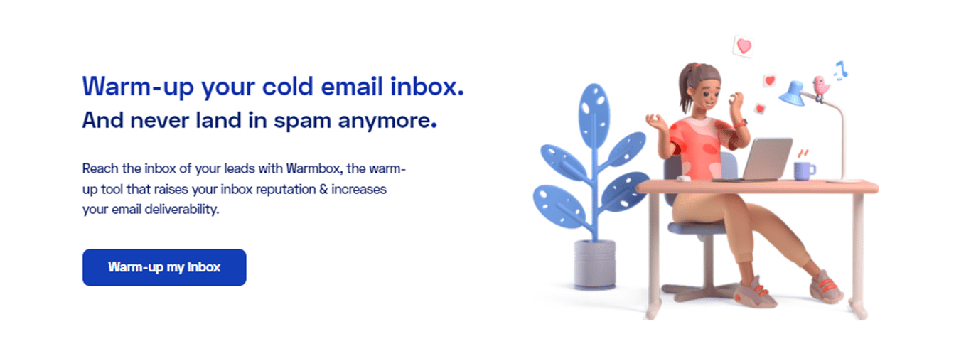 Warmbox.AI: Tu aliado para un calentamiento de bandeja de entrada eficaz con IA"