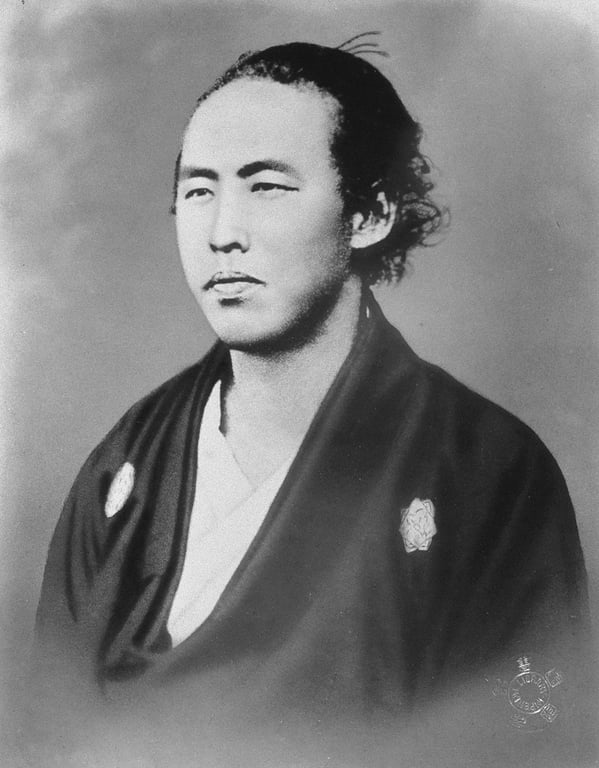 日本幕末時代關鍵人物坂本龍馬 (1836年1月3日－1867年12月10日)