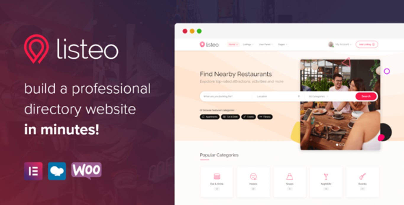 Listeo - Directory & Listings With Booking - WordPress Theme