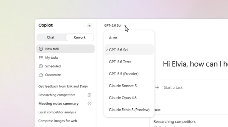 Available today: OpenAI’s GPT-5.6 in Microsoft 365 Copilot | Microsoft Community Hub