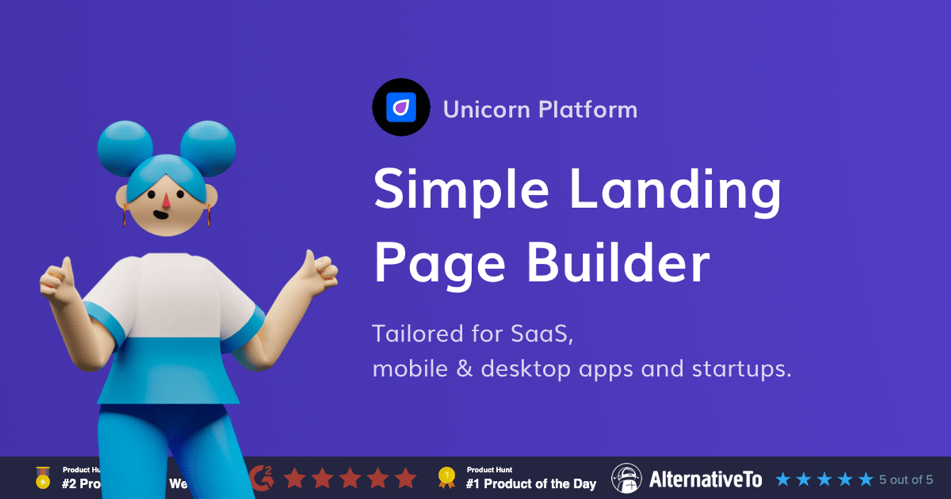 Unicorn Platform 🦄 Landing page builder for startups