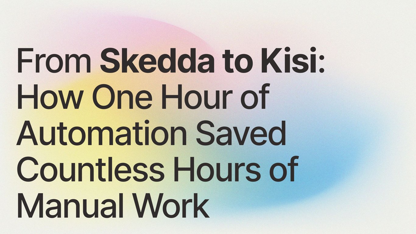 From Skedda to Kisi: How One Hour of Automation Saved Countless Hours of Manual Work