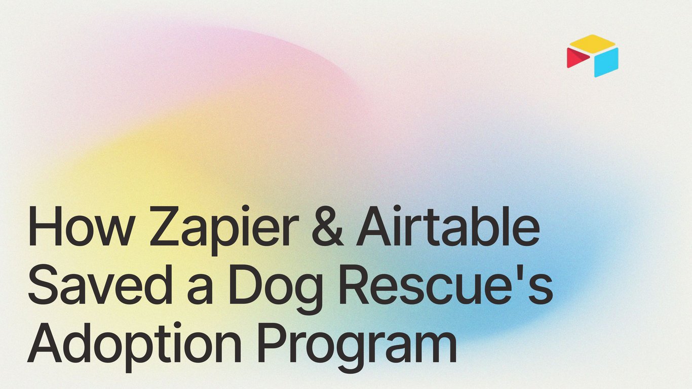 How Zapier & Airtable Saved a Dog Rescue's Adoption Program