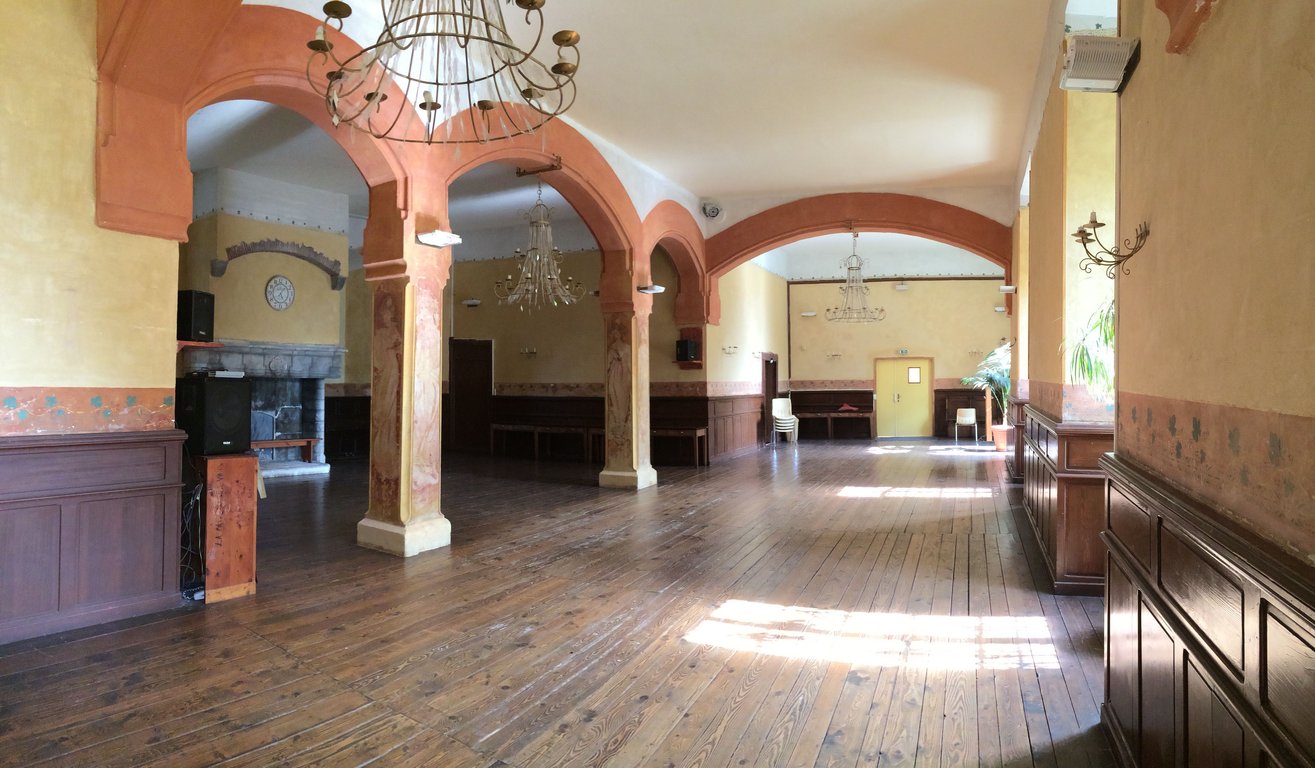 Notre plus grande salle, la salle du Jardin, 150 m2