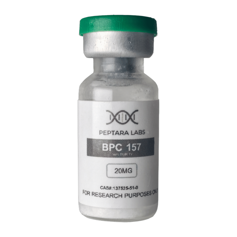 Peptara Labs BPC-157 20mg research vial