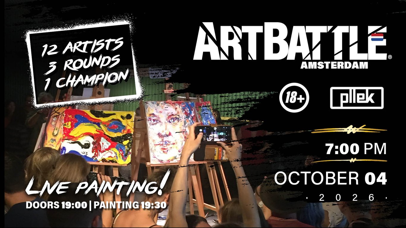 Promotional asset for Art Battle Amsterdam on October 4, 2026: AB4129 - Amsterdam - 04OCT2026A2.jpg.