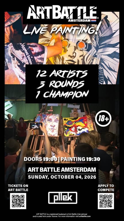 Promotional asset for Art Battle Amsterdam on October 4, 2026: AB4129 - Amsterdam - 04OCT2026A.jpg.