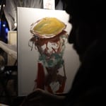Hamdullah Arbab · AB4152-1-1 · Round 1 Easel 1