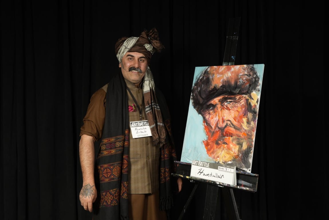 Art Battle winner