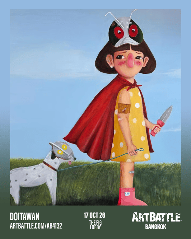 Promotional asset for Art Battle Bangkok on October 17, 2026: ab4132_doitawan.png.