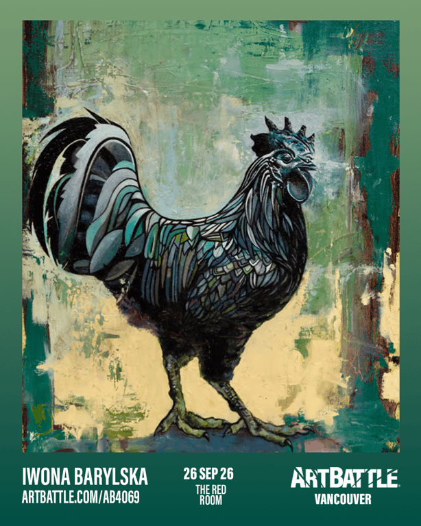 Promotional asset for Art Battle Vancouver on September 26, 2026: ab4069_iwona barylska.png.