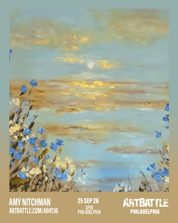 Promotional asset for Art Battle Philadelphia on September 25, 2026: ab4136_amy nitchman.png.