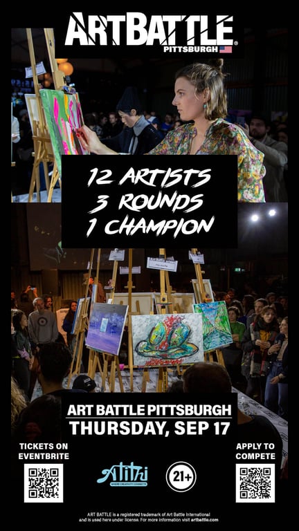 Promotional asset for Art Battle Pittsburgh on September 17, 2026: AB4038 - Pittsburgh - 17SEP2026A.jpg.