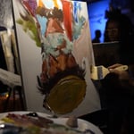 Hamdullah Arbab · AB4152-1-1 · Round 1 Easel 1