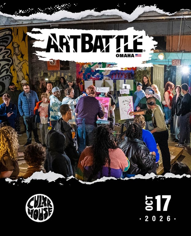 Promotional asset for Art Battle Omaha on October 17, 2026: AB4070 - Omaha -17OCT26A5.jpg.