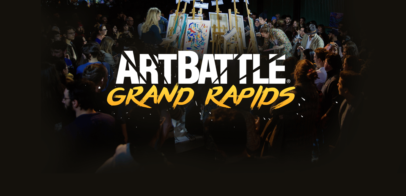 Promotional asset for Art Battle Grand Rapids on July 31, 2026: ab4112_header.png.