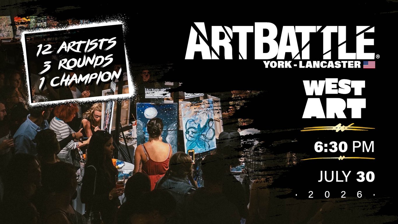 Promotional asset for Art Battle Lancaster on July 30, 2026: AB4088 - Lancaster - 30JUL26A2.jpg.
