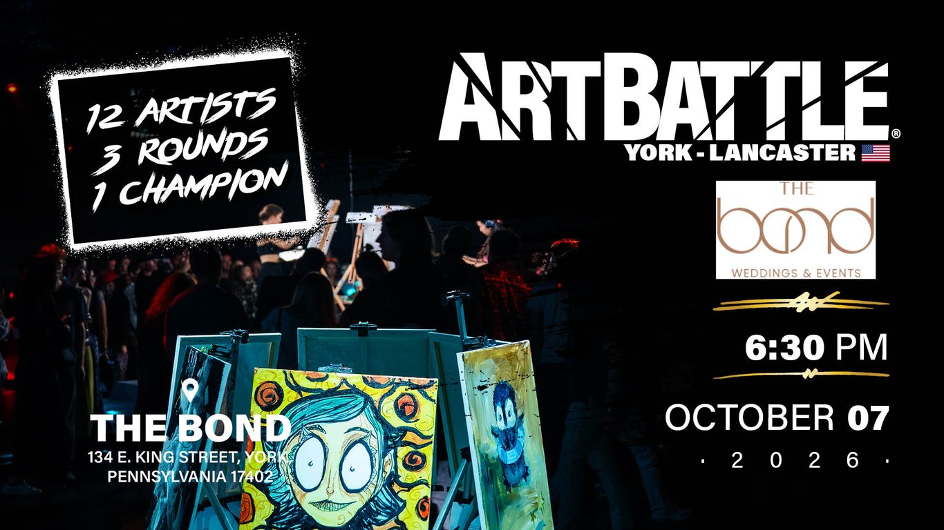 Promotional asset for Art Battle this event on October 7, 2026: AB4135 - Lancaster - 07OCT26A2.jpg.