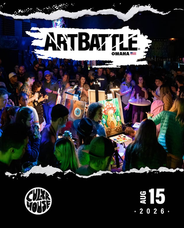 Promotional asset for Art Battle Omaha on August 15, 2026: AB4063 - Omaha -15AUG26A5.jpg.