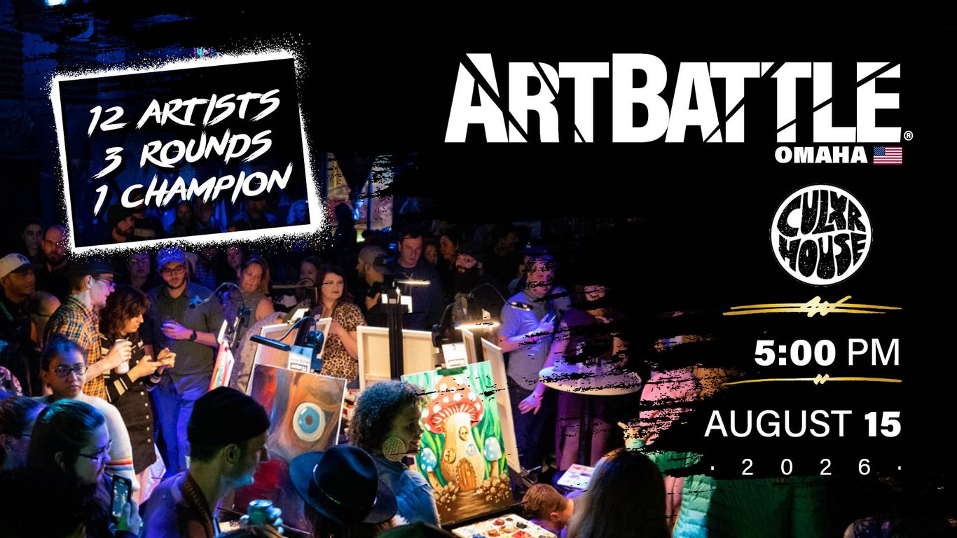 Promotional asset for Art Battle Omaha on August 15, 2026: AB4063 - Omaha -15AUG26A2.jpg.