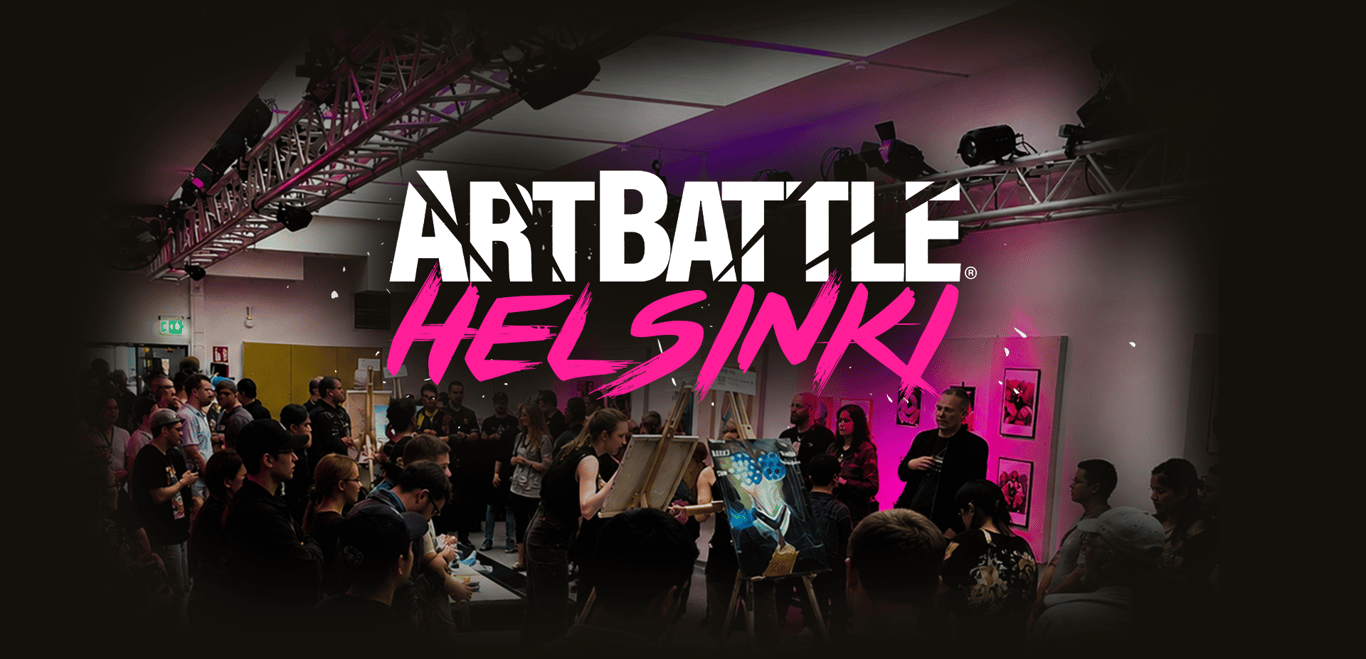 Promotional asset for Art Battle Helsinki on September 30, 2026: ab4131_header.png.