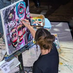 The crowd at Art Battle Toronto