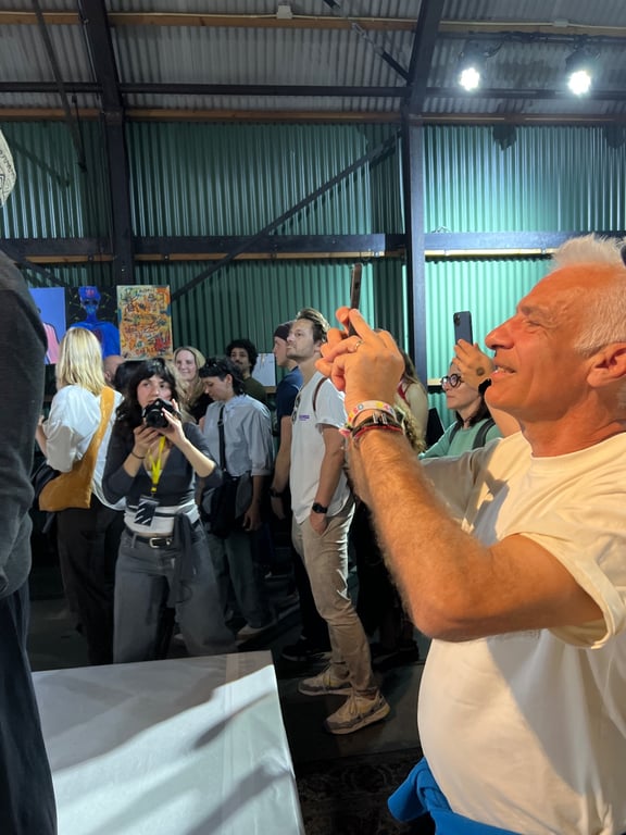 Crowd at Art Battle