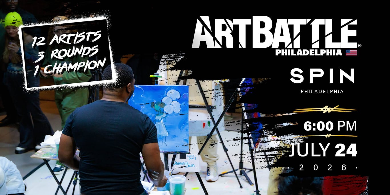 Promotional asset for Art Battle Philadelphia on July 24, 2026: AB4089 - Philadelphia -24JUL2026A3.jpg.