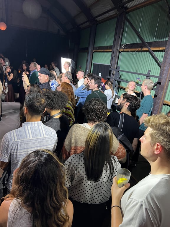 Crowd at Art Battle