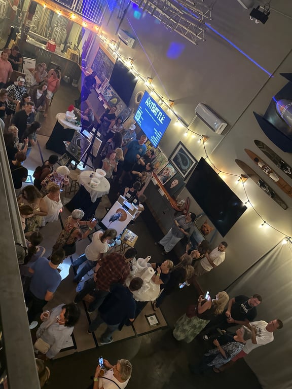 Crowd at Art Battle