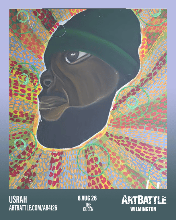 Promotional asset for Art Battle Wilmington on August 8, 2026: ab4126_usrah.png.