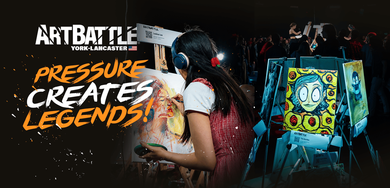 Promotional asset for Art Battle this event on October 7, 2026: ab4135_footer.png.