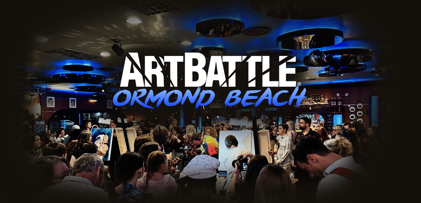 Promotional asset for Art Battle Ormond Beach on September 19, 2026: ab4099_header.png.