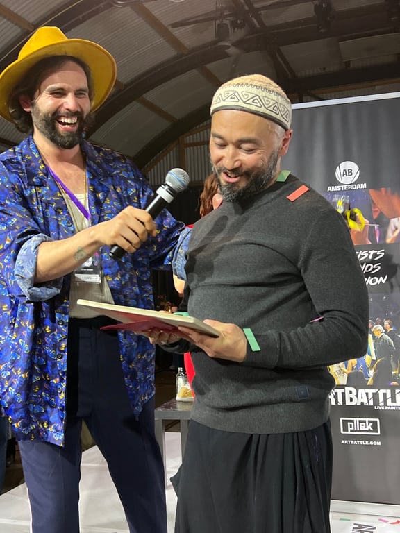 Art Battle winner