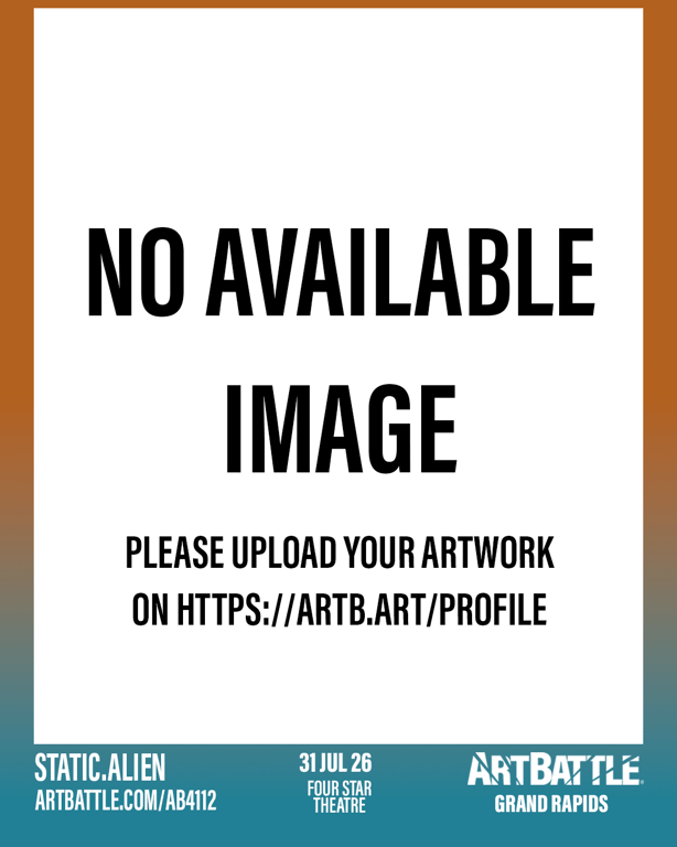 Promotional asset for Art Battle Grand Rapids on July 31, 2026: ab4112_static alien.png.